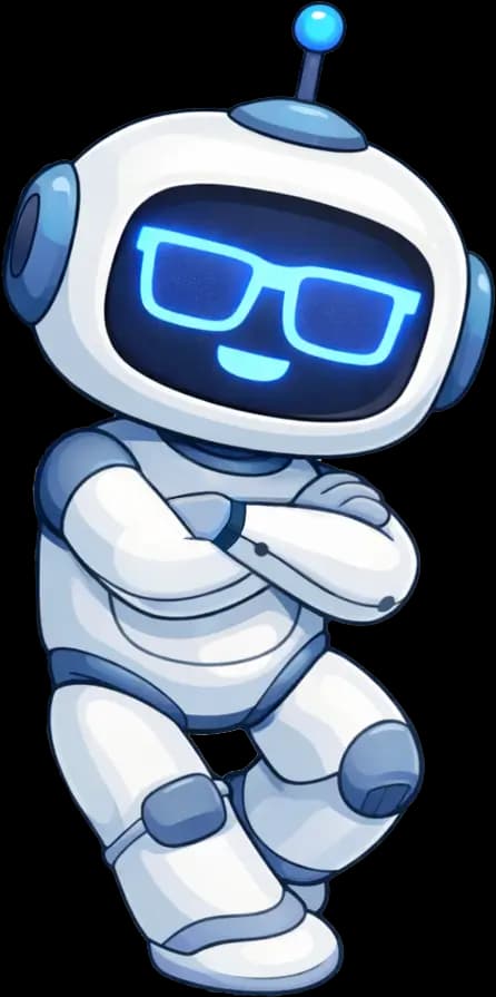 QRDude mascot leaning beside the QR creator